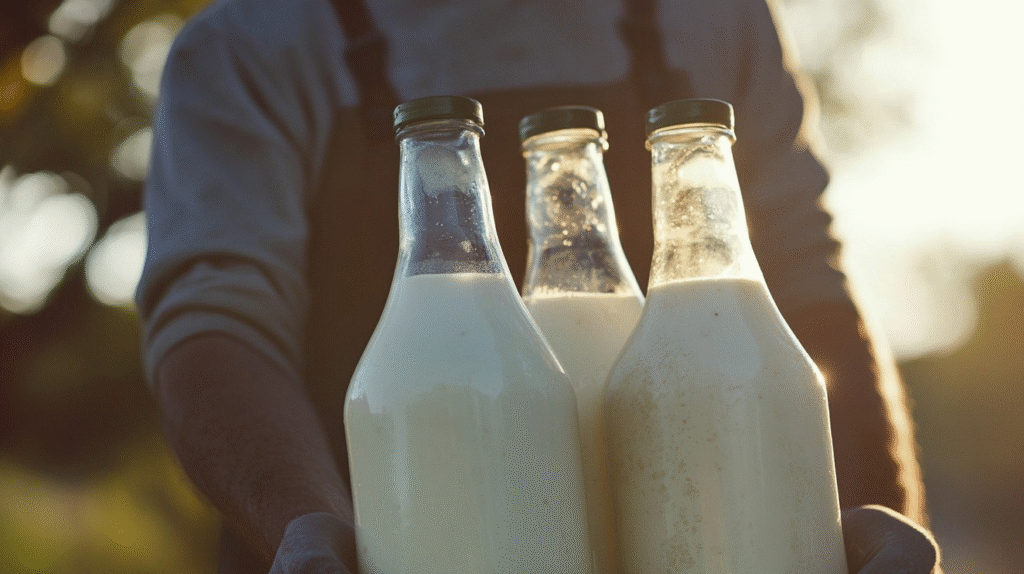 Milkman to Deliver Glass Bottles